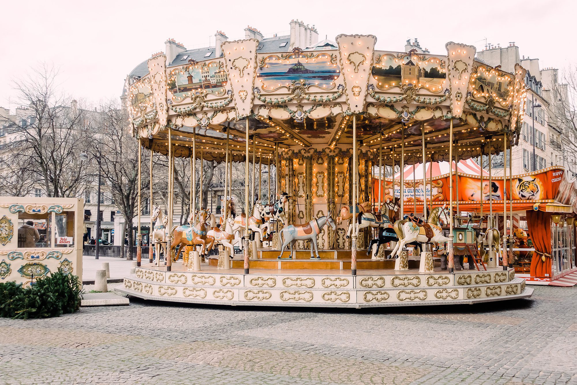 photograph Paris merry go round